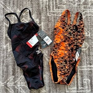 NWT Speedo Endurance One Piece Swimsuit Womens 22